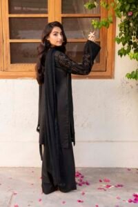Black Summer Cotton 3-Piece (ZR-B005)