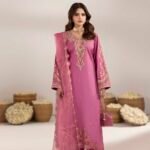 Coral Pink Zardozi 3-Piece (ZR-2604)