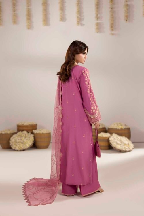 Coral Pink Zardozi 3-Piece (ZR-2604)