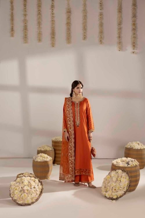 Rust Zardozi 3-Piece (ZR-2602)