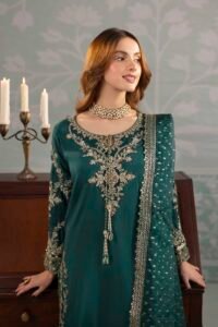 Emerald Zardozi 3-Piece (ZR-2556)