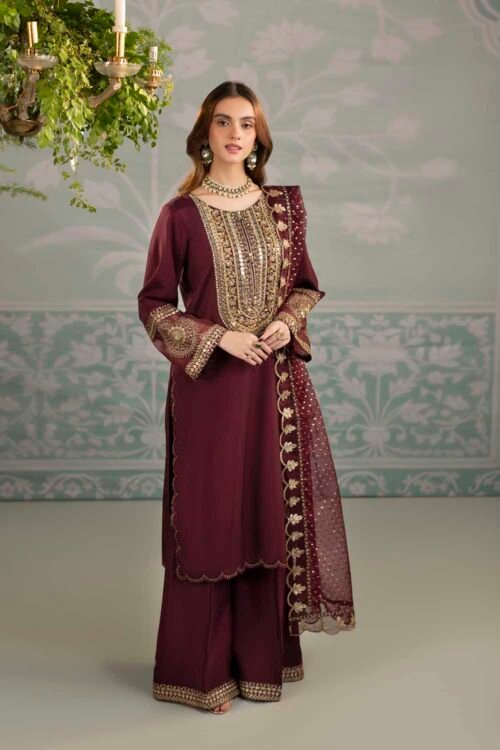 Ruby Zardozi 3-Piece (ZR-2557)