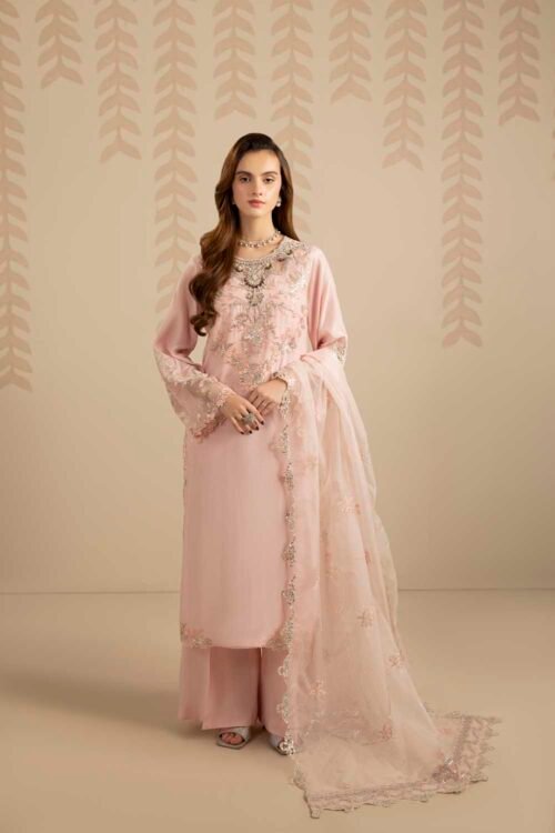 Rose Pink Zardozi 3-Piece (ZR-2558)