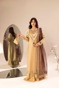 Gold Zardozi 3-Piece (ZR-2609)