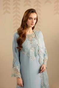 Ice Blue Zardozi 3-Piece (ZR-2558)
