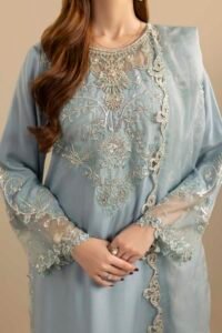 Ice Blue Zardozi 3-Piece (ZR-2558)