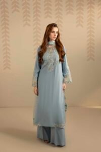Ice Blue Zardozi 3-Piece (ZR-2558)