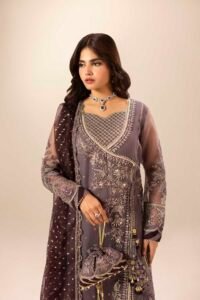 Mauve Noor Mahal 3-Piece (ZR-2555)