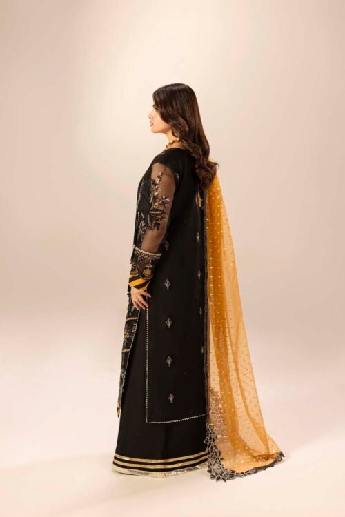 Black Noor Mahal 3-Piece (ZR-2555)