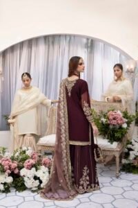 Maroon Zardozi 3-Piece (ZR-2568)