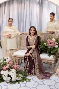 Maroon Zardozi 3-Piece (ZR-2568)