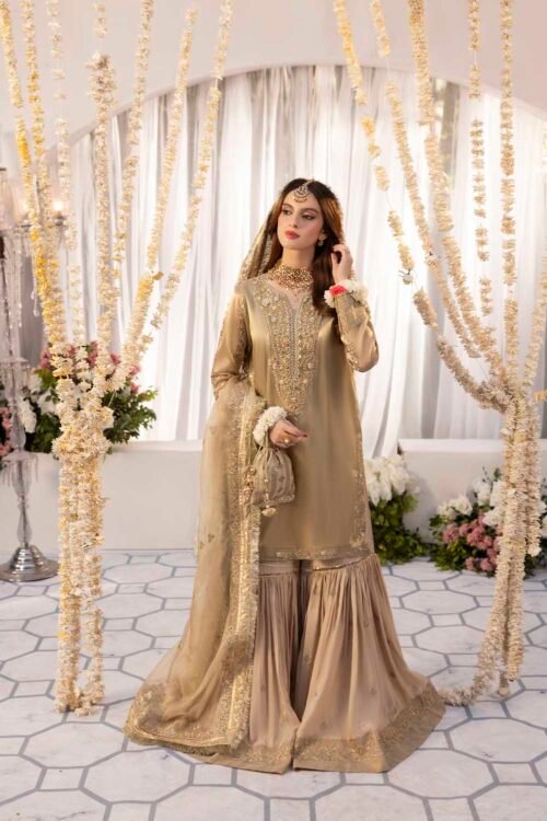 Gold Zardozi 3-Piece (ZR-2570)