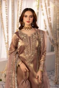 T-pink Zardozi 3-Piece (ZR-2570)
