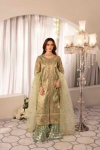 Sage Green Zardozi 3-Piece (ZR-2573)