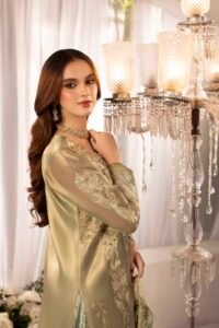Sage Green Zardozi 3-Piece (ZR-2573)