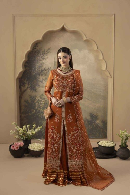 Rust Zardozi 3-Piece (ZR-2646)