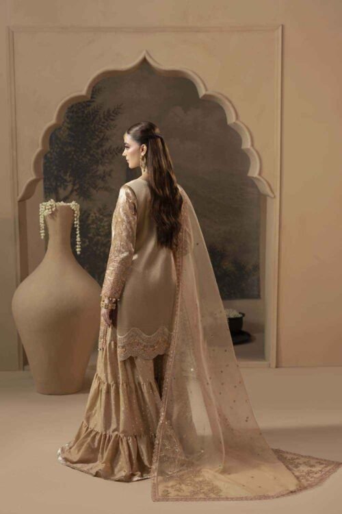 Rose Gold Zardozi 3-Piece (ZR-2645)