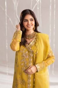 Mustard Zardozi 3-Piece (ZR-2566)