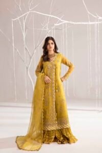 Mustard Zardozi 3-Piece (ZR-2566)