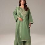 Mint Green Phulkaari 3-Piece (ZR-2632)