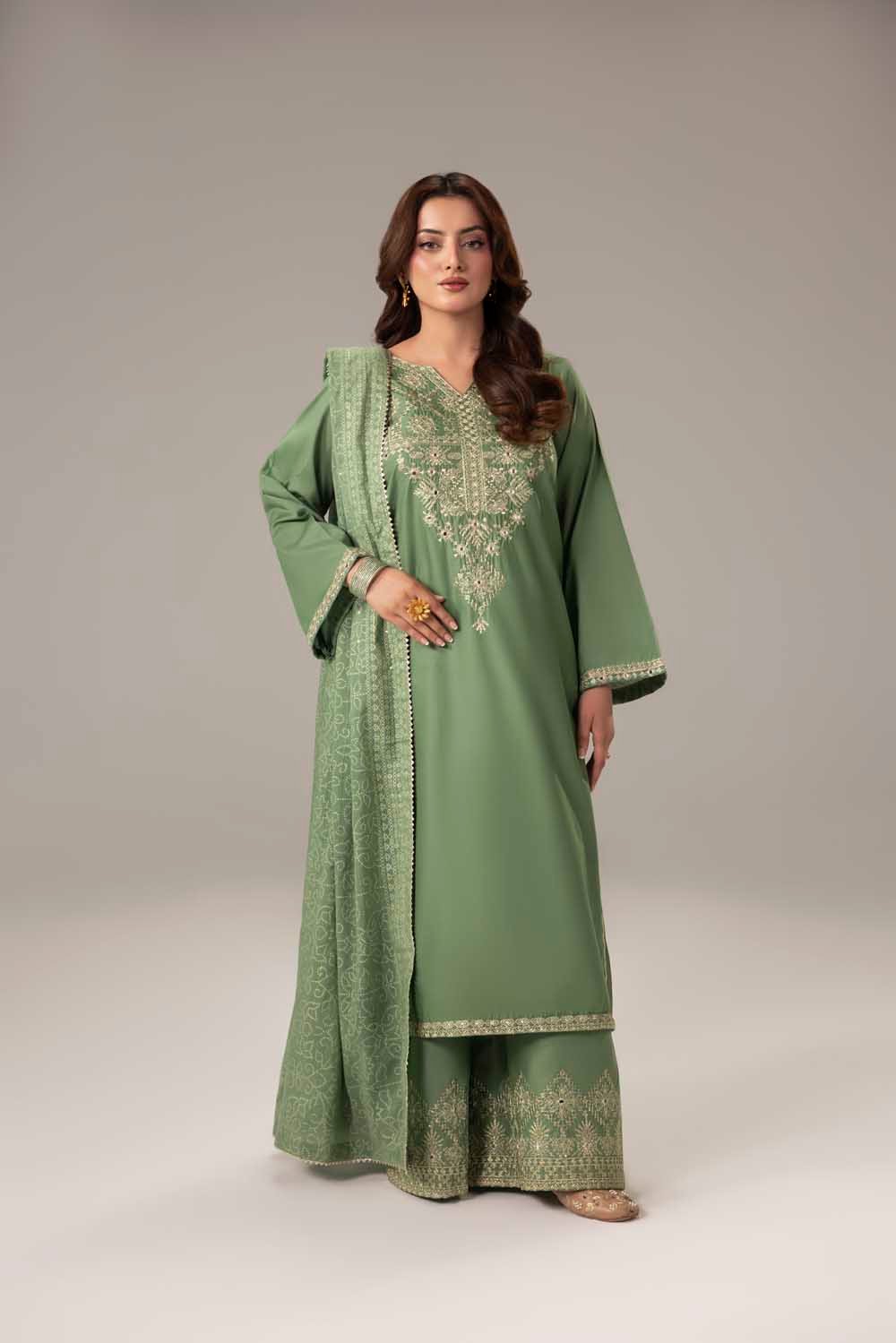 049A7707.jpg Mint Green Phulkaari 3-Piece (ZR-2632)