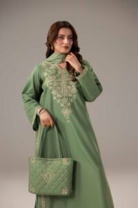 Mint Green Phulkaari 3-Piece (ZR-2632)