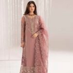 T-pink Zardozi 3-Piece (ZR-2565)