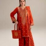 Rust Phulkaari 3-Piece (ZR-2633)