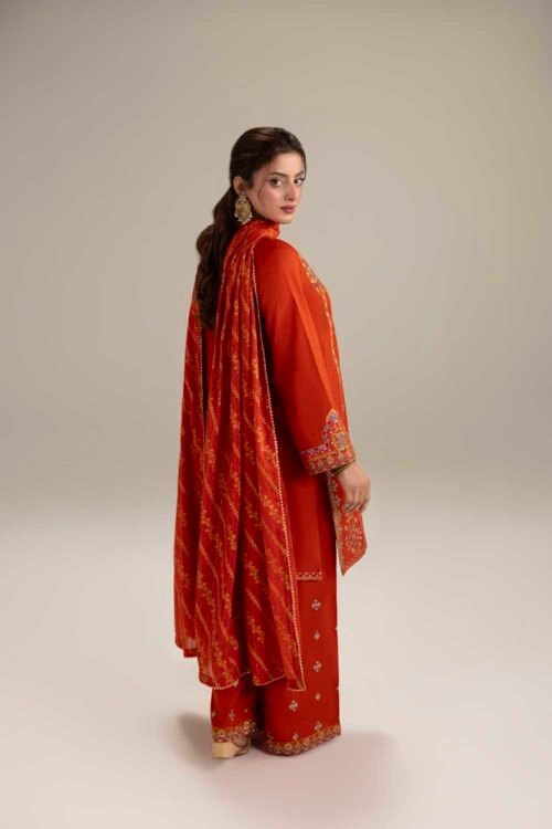 Rust Phulkaari 3-Piece (ZR-2633)