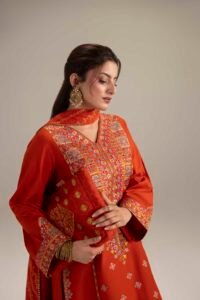 Rust Phulkaari 3-Piece (ZR-2633)