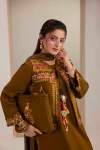 Fawn Phulkaari 3-Piece (ZR-2629)