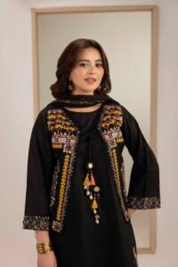 Black Phulkaari 3-Piece (ZR-2629)
