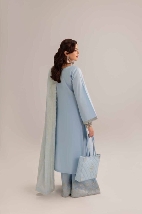 Aqua Phulkaari 3-Piece (ZR-2632)
