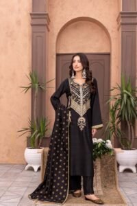 Black Virsa 3-Piece (ZR-2581)