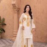 Off-white Virsa 3-Piece (ZR-2580)