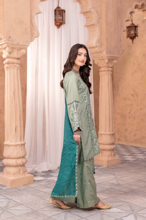Pistachio Virsa 3-Piece (ZR-2582)
