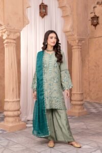 Pistachio Virsa 3-Piece (ZR-2582)
