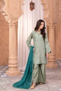Pistachio Virsa 3-Piece (ZR-2582)