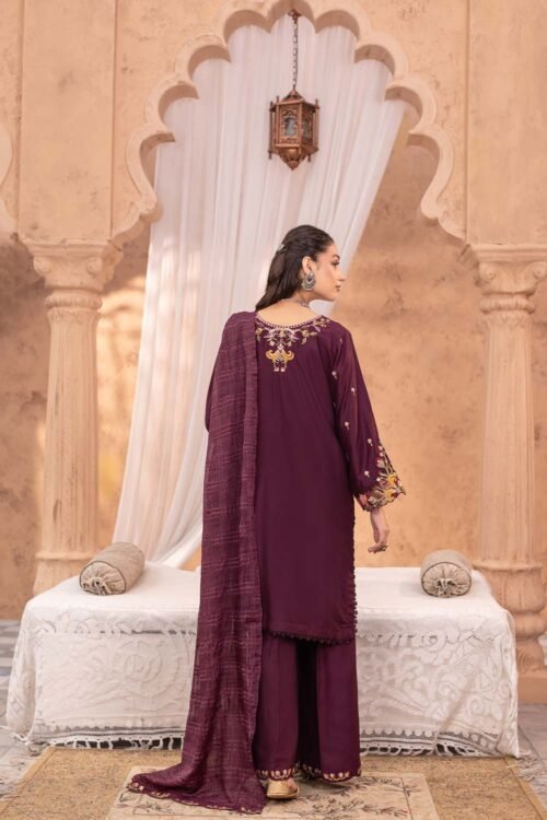 Plum Virsa 3-Piece (ZR-2583)