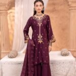 Plum Virsa 3-Piece (ZR-2583)