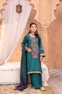 Sea-green Virsa 3-Piece (ZR-2584)