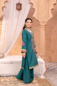 Sea-green Virsa 3-Piece (ZR-2584)
