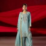 Ice Blue Zardozi 3-Piece (ZR-2650)