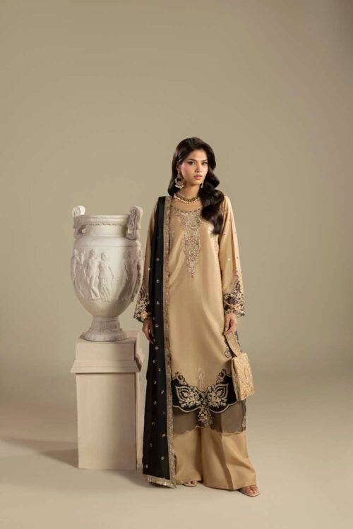 Gold Zardozi 3-Piece (ZR-2655)