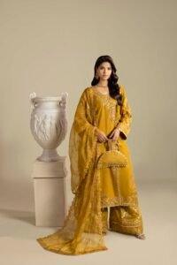 Mustard Zardozi 3-Piece (ZR-2651)