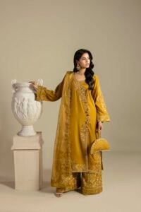 Mustard Zardozi 3-Piece (ZR-2651)