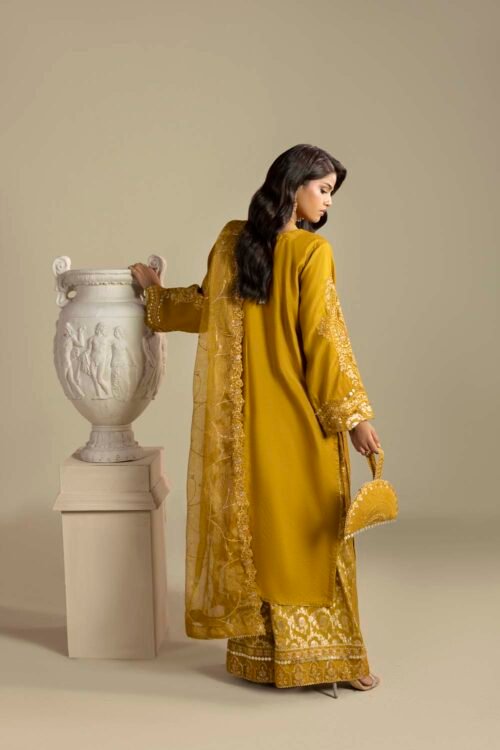 Mustard Zardozi 3-Piece (ZR-2651)