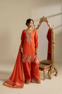 Rust Zardozi 3-Piece (ZR-2650)