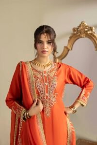 Rust Zardozi 3-Piece (ZR-2650)