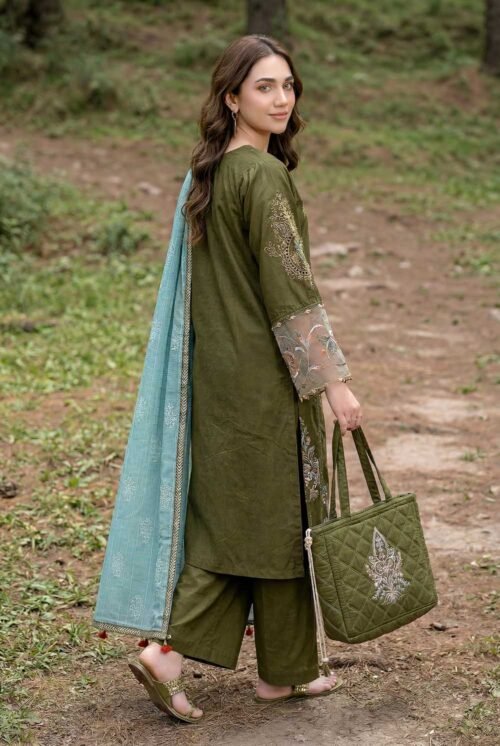 Mehndi Phulkaari 3-Piece (ZR-2627)